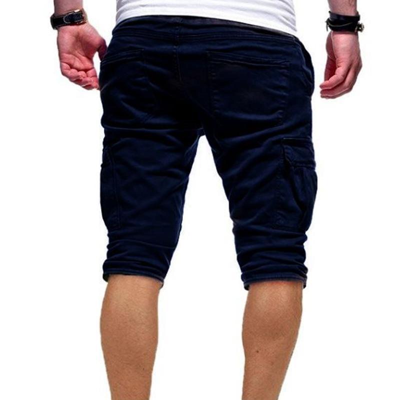 Blaudonau- Mode lose Shorts mit Große Tasche für Herren