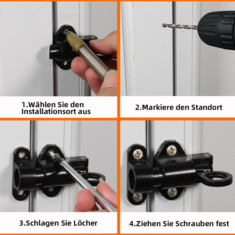 Blaudonau- Automatische Fensterfederverriegelung aus Aluminiumlegierung