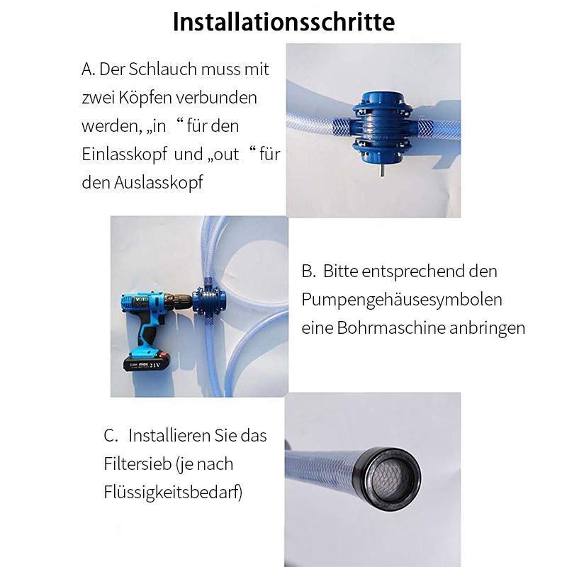 Blaudonau- Selbstansaugende Micro-Pumpe