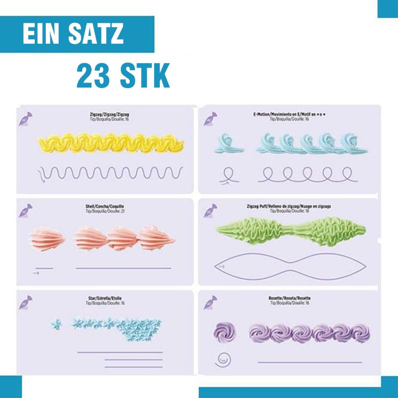 Blaudonau- Dekoratives Kuchen-Übungsset