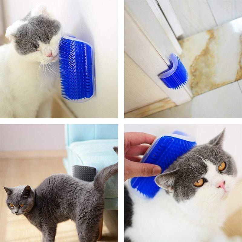 Blaudonau- Katze selbst Groomer Haarentfernung Massage Bürste