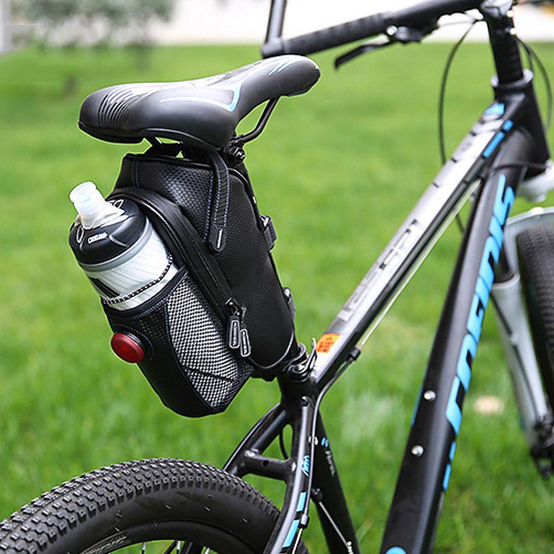 Blaudonau- Regenfeste Schmutzfeste Fahrrad-Hecktasche (Mit Rücklichtern)