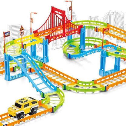 Blaudonau- Flexible Track Spielzeug Set