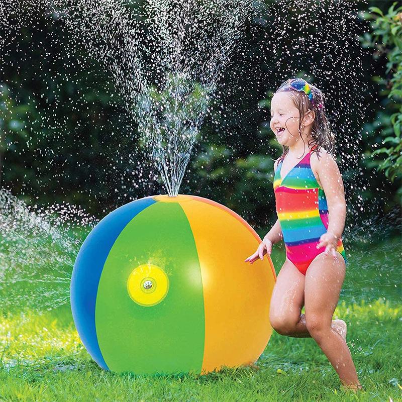 Blaudonau- Inflatable Beach Sprinkler Water Spray Ball