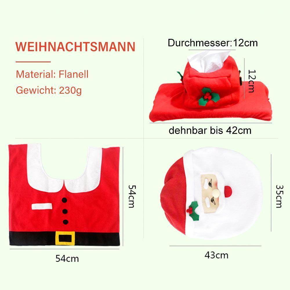 Blaudonau- Weihnachten Toilettensitz Abdeckung Dekorationen