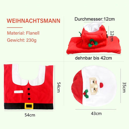 Blaudonau- Weihnachten Toilettensitz Abdeckung Dekorationen