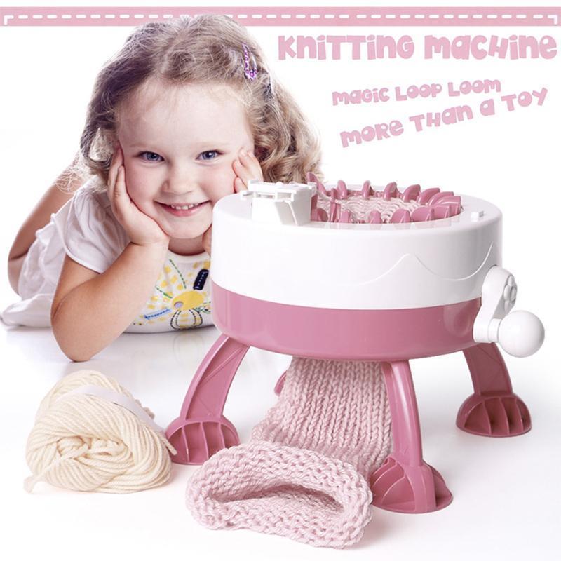 Blaudonau- Strickmaschine Diy Manual Toys für Kinder