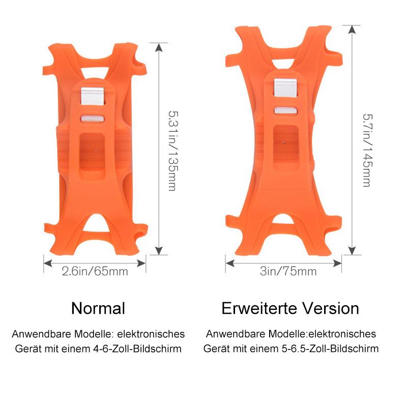 Blaudonau- Fahrradzubehör Silikon-Handyhalter