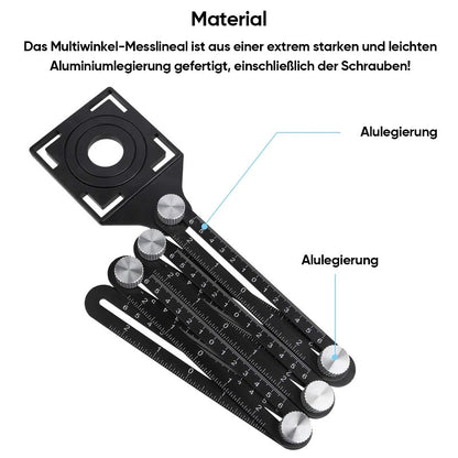 Blaudonau- Multi-Winkel-Messlineal