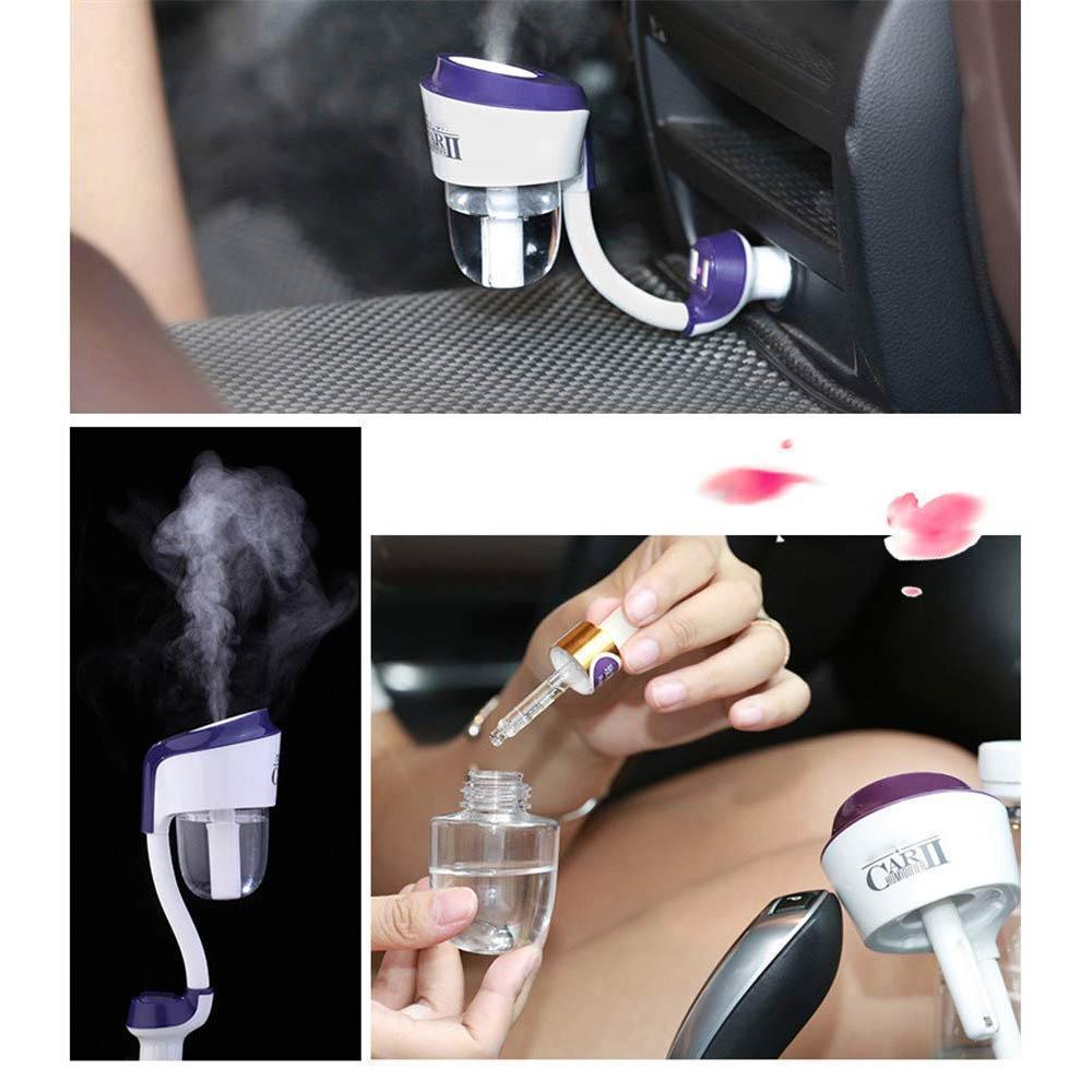 Blaudonau- Auto Luftbefeuchter Mini USB Tragbare Auto Aroma Diffusor