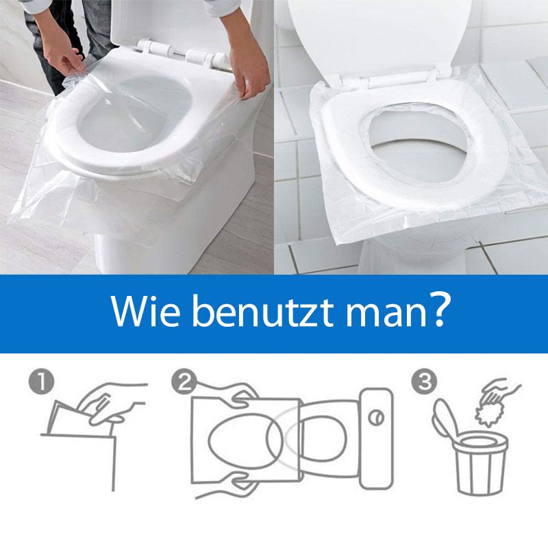 Blaudonau- Einweg-Toilettensitzabdeckung (50 Stücke)