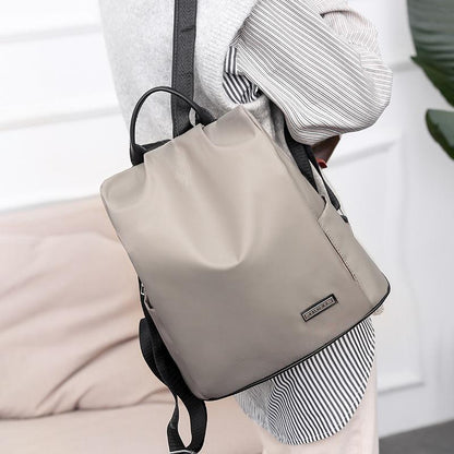 Blaudonau- Damen stilvoller Rucksack Khaki