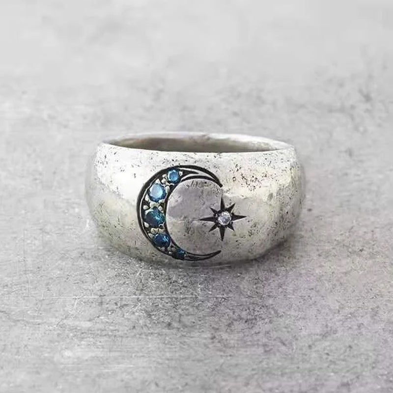 Blaudonau- Vintage Silber Personalisierter Ring