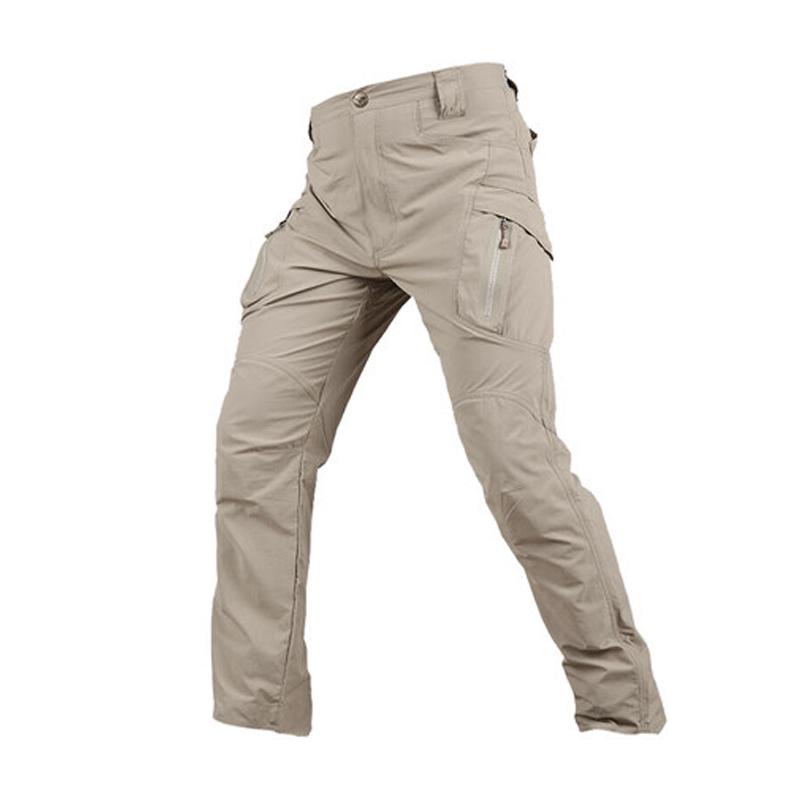 Blaudonau- Taktische Hose mit vielen Taschen khaki