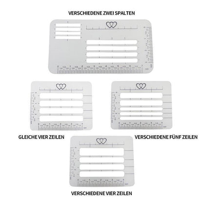 Blaudonau- Schablonen zum Erstellen von Umschlägen