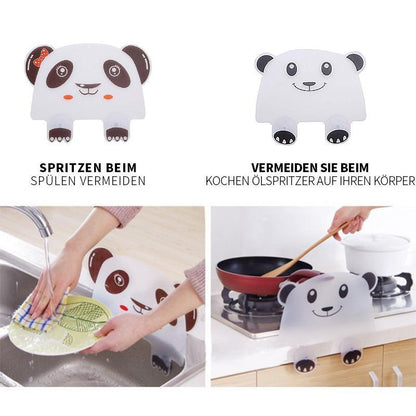 Blaudonau- Panda Splash Guard Küchenspüle Spritzschutz