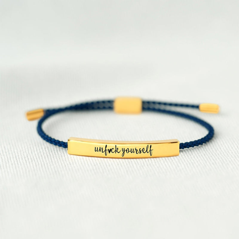 Blaudonau- Armband „UNF CK YOURSELF“