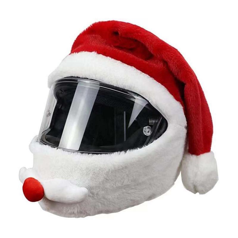 Blaudonau- Weihnachtsmann Motorradhelm Protektor