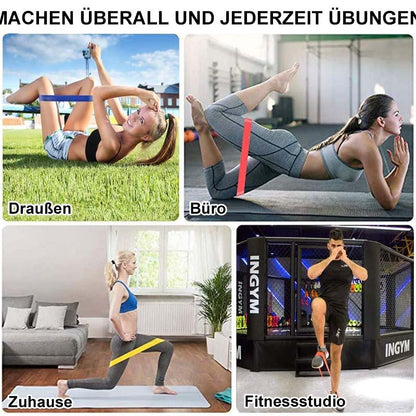 Blaudonau- Yoga Stretch Band Set (5 Stücke)