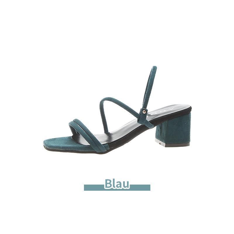 Blaudonau- Römische Damen Sommer Sandalen