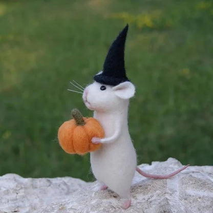 Blaudonau- Filzmaus Halloween Ornament