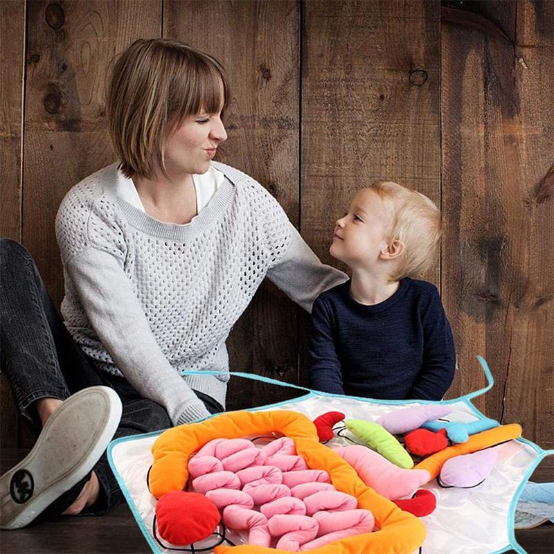 Blaudonau- Organ Schürze Früherziehung Tools Lustiges Spielzeug für Kinder