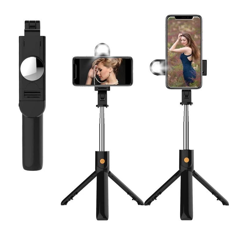 Blaudonau- 📱Weihnachtsrabatt-50% Rabatt📱Selfie-Stick mit Bluetooth-Fernbedienung