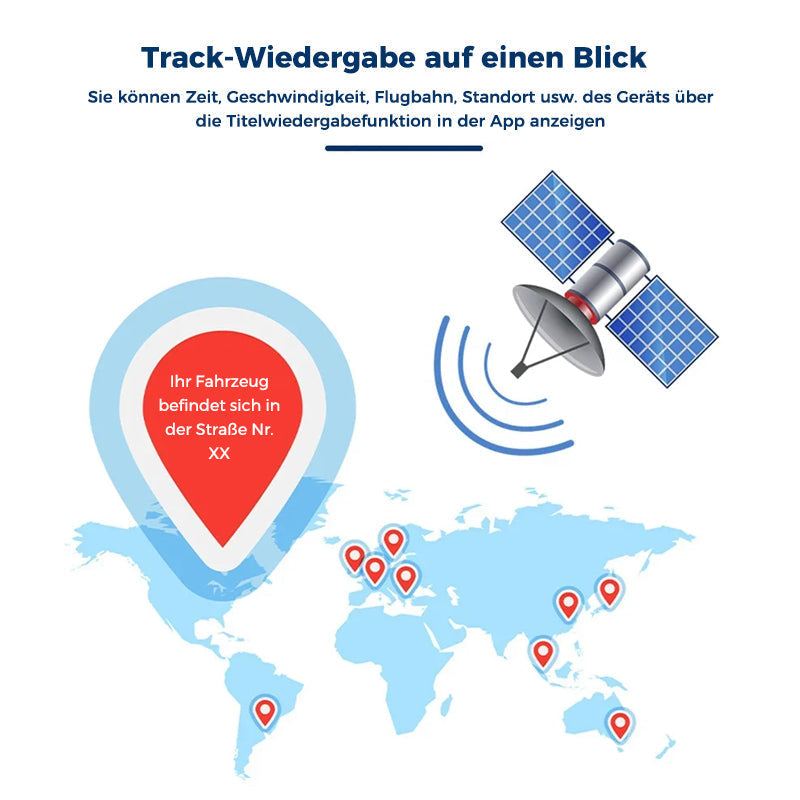 Blaudonau- Anti-verlorener GPS-Tracker, starke magnetische Fahrzeugverfolgung