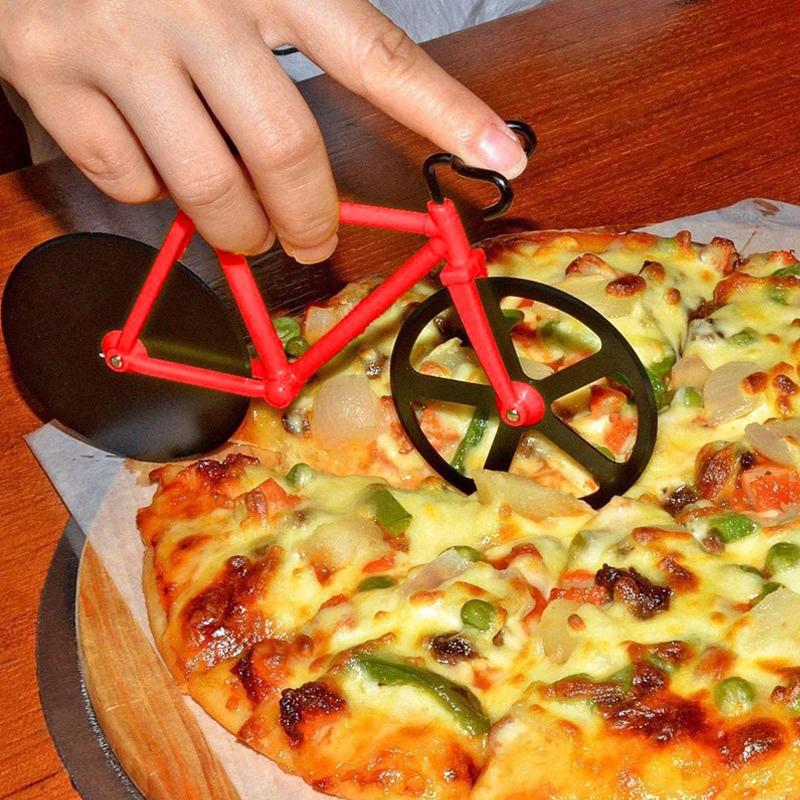 Blaudonau- Praktischer Fahrrad Pizzaschneider