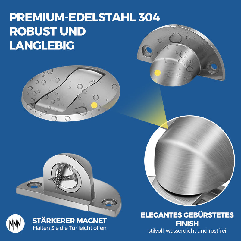 Blaudonau- Unsichtbarer magnetischer Türstopper aus Edelstahl