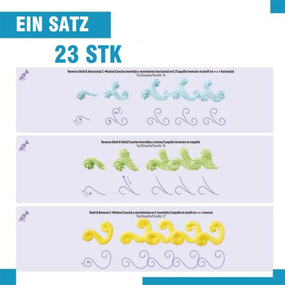 Blaudonau- Dekoratives Kuchen-Übungsset