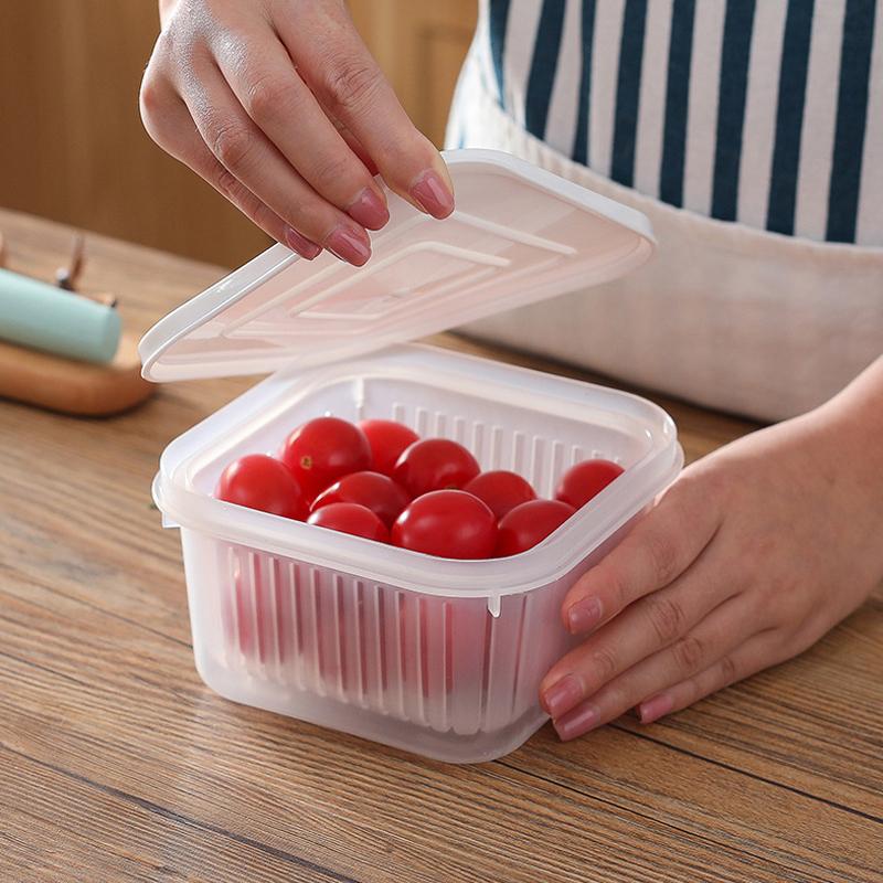 Blaudonau- Zwiebel Ingwer Knoblauch Obst versiegelte Box