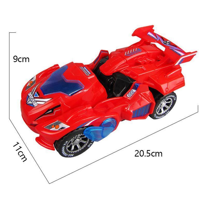 Blaudonau- Transformieren Dinosaurier LED Auto (zufällige Farbe)