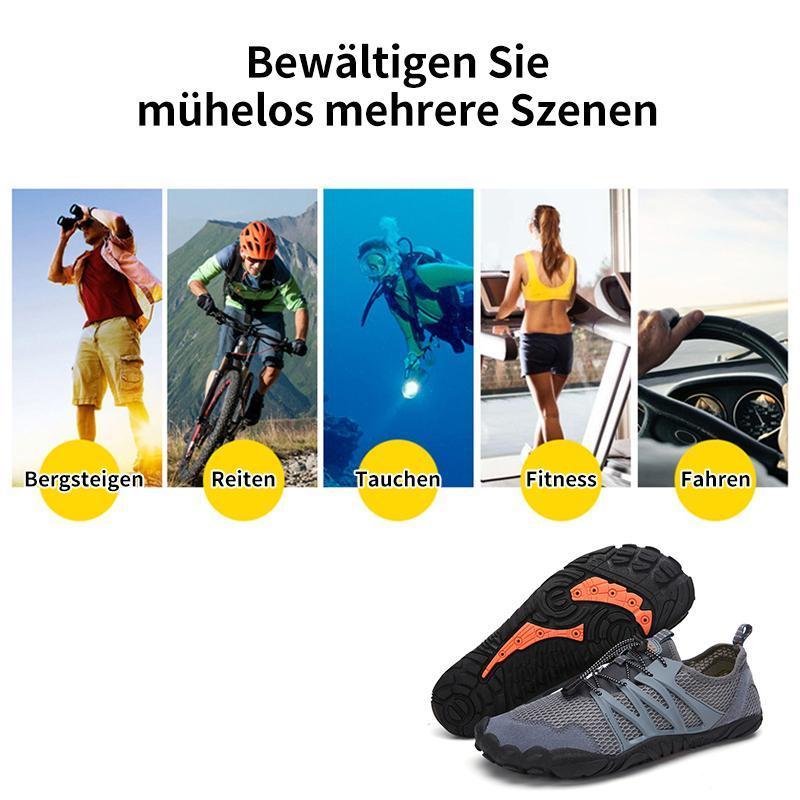 Blaudonau- Herren Sommer atmungsaktives Mesh Quick Dry Outdoor Fitness Wanderschuhe