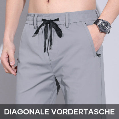 Blaudonau- Herren-Freizeithose aus Eisseide