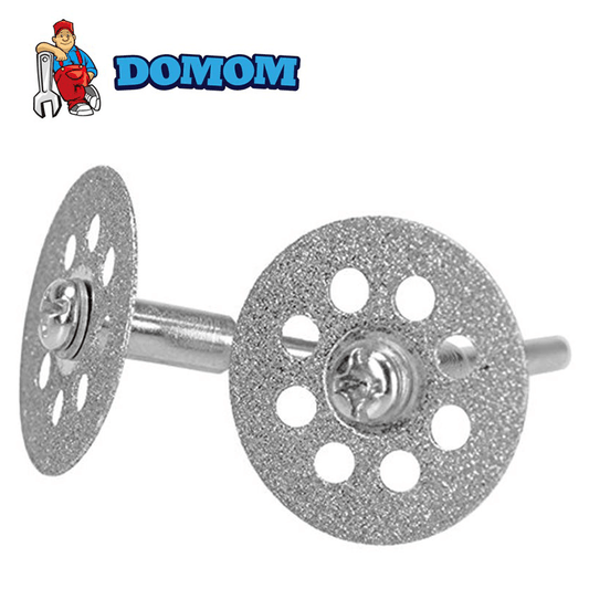 Blaudonau- Domom® Diamanttrennradsatz (10 Stk. Und 2 Stangen)