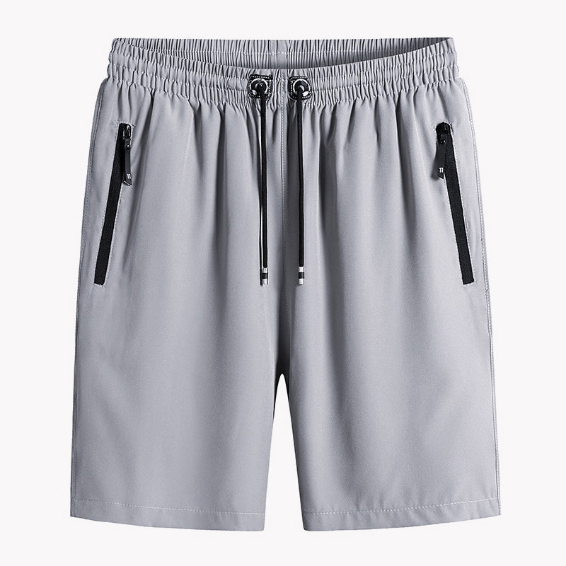 Blaudonau- Eisseide-Stretch-Shorts für Herren Grau