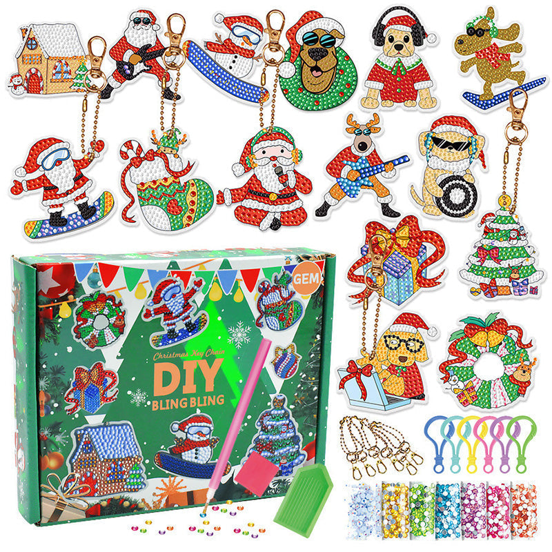 Blaudonau- Christmas Painting Sticker Kit