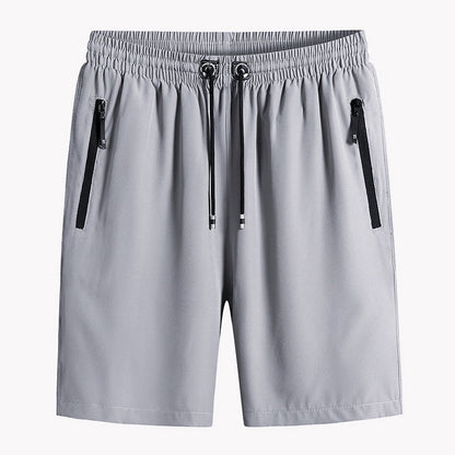 Blaudonau- Eisseide-Stretch-Shorts für Herren