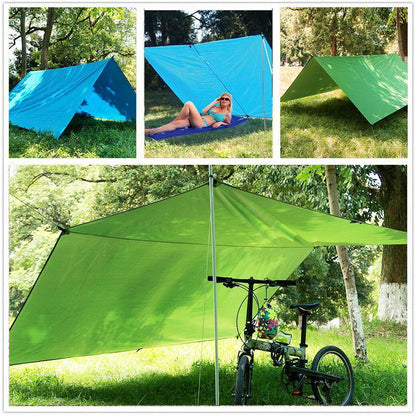 Blaudonau- Markise Sonnenschutz Regenschutz Strand Camping Picknick Pad Feuchtigkeitsschutzmatte (nur Zelt, Unterstützung nicht enthalten)