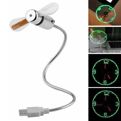 Blaudonau- LED Ventilator, Flexibel USB Lüfter