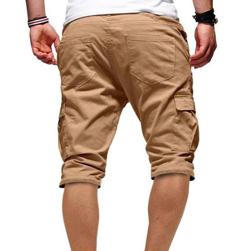 Blaudonau- Mode lose Shorts mit Große Tasche für Herren