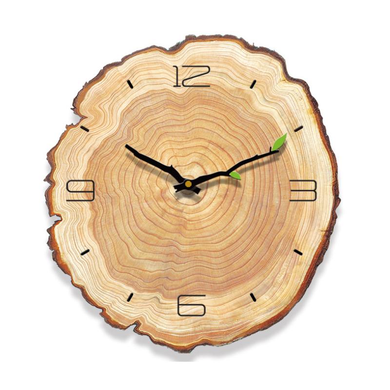 Blaudonau- Kreative Holzmaserung Wanduhr MW002-4