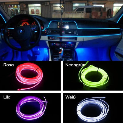 Blaudonau- 4-in-1 LED Atmosphärenlicht für Autos 2M