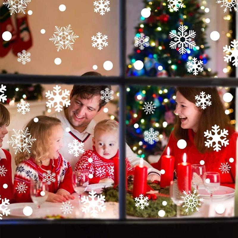 Blaudonau- Weihnachten Fenster Aufkleber