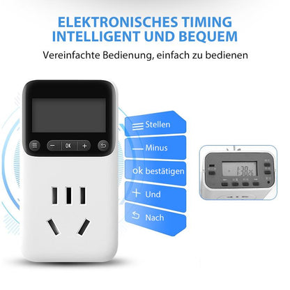 Blaudonau- Mechanischer Timer für Steckdose