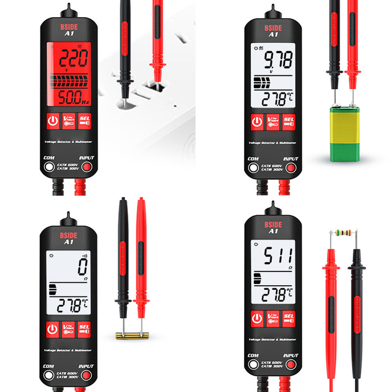 Blaudonau- A1 Vollautomatisches Anti-Burn Intelligentes Digitalmultimeter