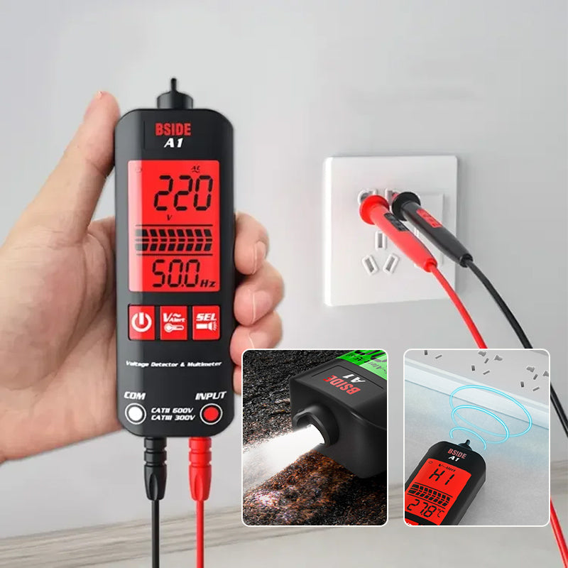 Blaudonau- A1 Vollautomatisches Anti-Burn Intelligentes Digitalmultimeter