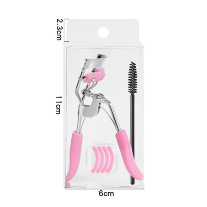 Blaudonau- Wimpernclip-Set A4 Pink Kamm Pink Stiel