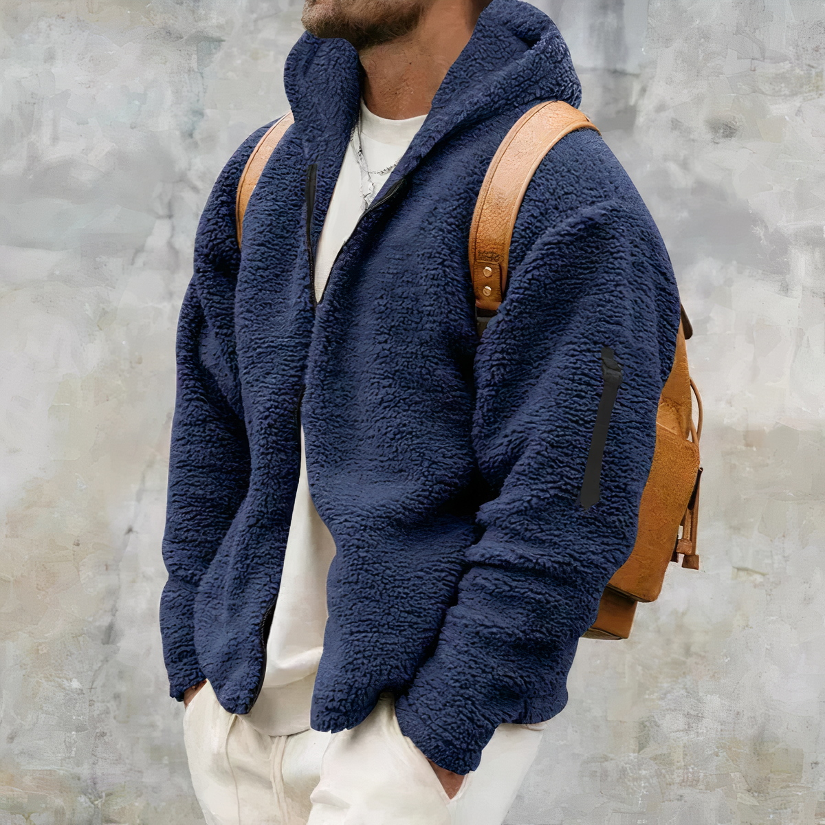 Blaudonau- ASHER - Sherpa Jacke